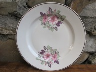 DUŻE Porcelanowe Płaskie Talerze Obiadowe_WŁOCŁAWEK PRL