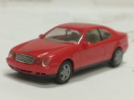 ~*~ ORYGINALNY HERPA..MERCEDES-BENZ CLK-KLASSE COUPE (C208)..CZREWONY ~*~