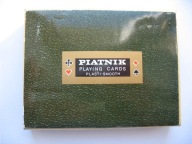 Stare KARTY DO GRY PIATNIK WIEDEŃ W PUDEŁKU / 2 TALIE / z CZASÓW PRL-u