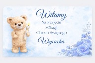 TABLICA POWITALNA NA CHRZEST ŚWIĘTY – PERSONALIZOWANY PLAKAT 33 x 48 cm