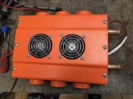 Nagrzewnica wodna 4kW/12V lub 24V + regulator obr. went.