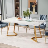 Stół do jadalni Tribesigns, 140 cm