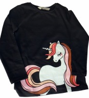 Bluzeczka jednorożec r.122/128 z H&M