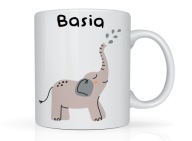 Kubek z imieniem SŁOŃ na szczęście na prezent urodziny