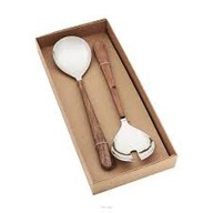 VILLA ITALIA Sztućce do sałaty 2 sztuki ZESTAW TIMBER drewno mango NOWE