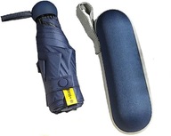 Mały parasol w kapsule – Granatowy | Składany, UV50+, prezentowy