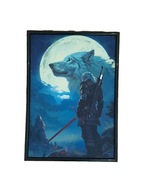 Wiedźmin – Plakat A3 w Ramce | Fan Art | Styl Fantasy | Dekoracja Pokoju