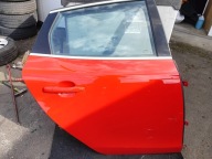 VOLVO V40 II DRZWI PRAWE TYŁ TYLNE 612-46 KOMPLETNE czerwone R-DESIGN