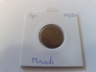 Moneta 5 gr. 1923 r.