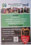Voucher na analizę wellness 150 zł | Malta Nutrition Club | voucher 2 |WOŚP