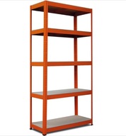 REGAŁ MAGAZYNOWY Metalowy UDŹWIG 500KG 180x90x40 5P do SPIŻARNI Metalkas