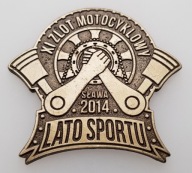 Znaczek, odznaka, blacha zlotowa, motocyklowa No.2213