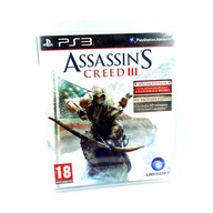 NOWA ASSASSINS CREED III SPECIAL EXCLUSIVE EDITION PS3 PREMIEROWE PAL ENG