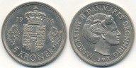 Dania 5 Kroner - 1976r ... Monety