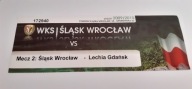 bilet ŚLĄSK Wrocław - LECHIA Gdańsk 2009/2010