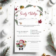 LIST DO ŚWIETEGO MIKOŁAJA Z KOPERTĄ + GRATIS ZESTAW NAKLEJEK DLA DZIECI