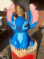 Rzeźba Stitch WOŚP – drewniany unikat, 34. Finał, speed carving