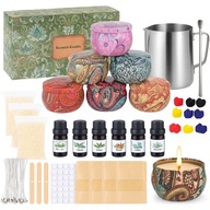 Zestaw do robienia świec zapachowych DIY prezent świąteczny wosk