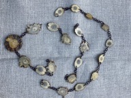 ROGI JELONKA - PLASTRY - MIEDZIANE OGNIWA - FRAGMENT NASZYJNIKA - CEPELIA