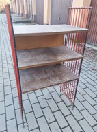 Regał żyłkowy, półka żyłkowa prl, regał prl, etażerka żyłkowa prl