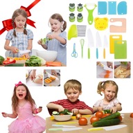 ZESTAW DO GOTOWANIA DLA DZIECI ZABAWKA DO ZABAWY NOZE BEZPIECZNA DLA DZIECI