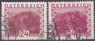 AUSTRIA - znaczki kasowane z 1929 roku. X 28.