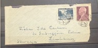 Polska koperta listu do Szwecji 1938r.