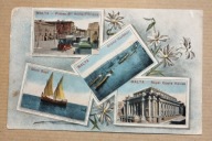 MALTA 1915 – Grand Harbour – Royal Opera House – Gozo Boat – I WŚ – obieg