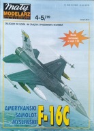 Mały Modelarz 4-5/1999 samolot F-16C