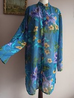 susan graver/style długa KOSZULA w kwiaty L-44