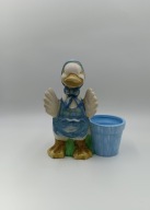 Babcia kaczuszka 26cm - figurka, pojemnik, osłonka z ceramiki - ładna