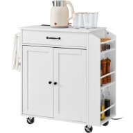Wyspa Kuchenna 810x380x860MM Stacja Ładująca Zwijana Na Kółkach