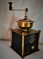 STARY mlynek do kawy na korbke mosiezny 100%METAL