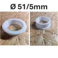 Maskownica Otworu Ø 51mm Rozeta Maskująca do płyt HDF 5 mm Biała