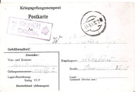 STALAG VI F -list jeniecki - BOCHOLT -KRAKÓW -obieg 1941 rok