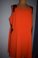 * KOKO * PIĘKNA SUKIENKA KORONKOWE WSTAWKI_50/52