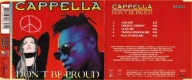 eurodance: CAPPELLA Don't Be Proud / PLUS STAPLES /singiel CD 1995 HOLANDIA