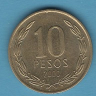 (1CH30) Chile 10 peso, 2000