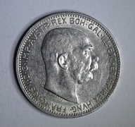 Austria, Franciszek Józef I, 1 Korona 1915r. Ag 45