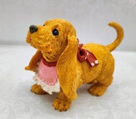 Basset rasowy PIES figurka kolekcjonerska świetny