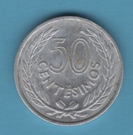 (1UR07) Urugwaj 50 centésimos, 1965