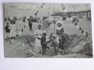 Międzyzdroje Misdroy moda szczęśliwe ferie kucyk molo przystań 1910