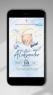 Zaproszenia elektroniczne - urodziny/baby shower/chrzest