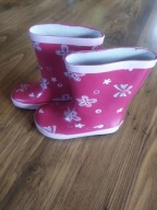 Kalosze dziecięce r. 25 różowy, szary