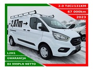 FORD TRANSIT CUSTOM L2H1 2.0 TDCI/131KM KLIMA TEMPOMAT CZUJNIKI KAMERA