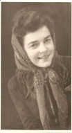 KOBIETA -PORTRET -zdjęcie -większy format -lata 70-te