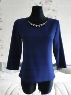 BLUZKA SZYFONOWA SZYFON MARSZCZONA MARSZCZENIE MARSZCZENIEM SEXY VINTAGE