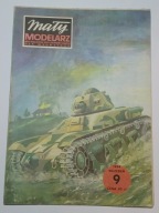 Lekki czołg francuski RENAULT R-35 1:25 Mały Modelarz numer 9/1984