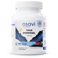 Osavi Norweski Olej Z Tranu - 1000mg (z dodatkiem cytryny) - 60 kapsułek mi