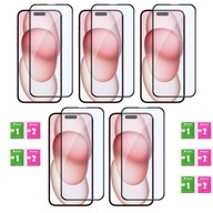 Szkło hartowane do Apple iPhone 15 5 szt.